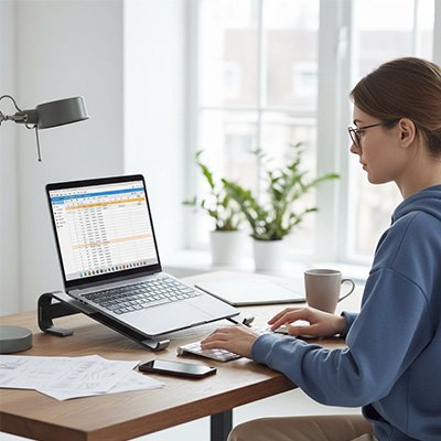Support pour ordinateur portable refroidissement 