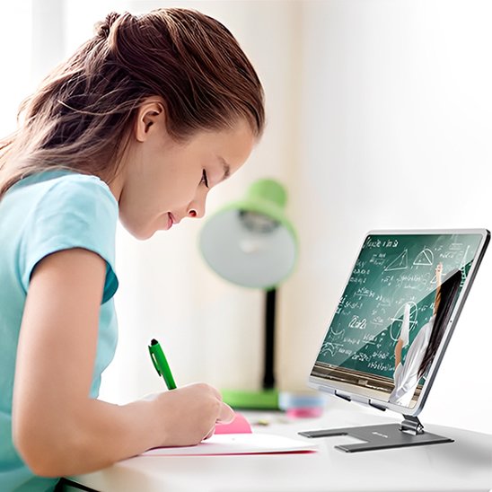 Support pour tablette avec filette