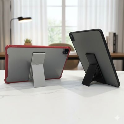 Support pour tablette blanc et noir