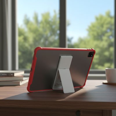 Support pour tablette blanc
