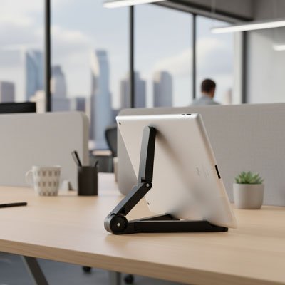 Support pour tablette noir