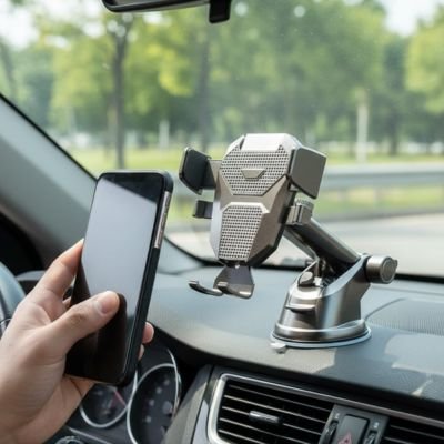 Support telephone voiture vide