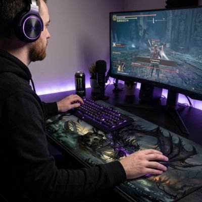 Tapis de souris clavier sur dragon