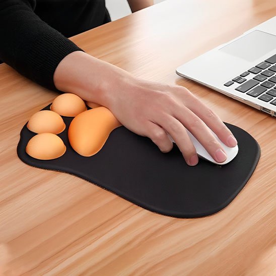 Tapis de souris avec mains 