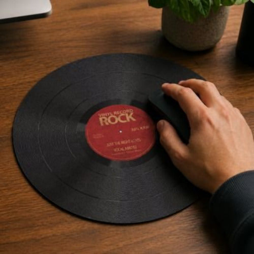 Tapis de souris  disque vinyle