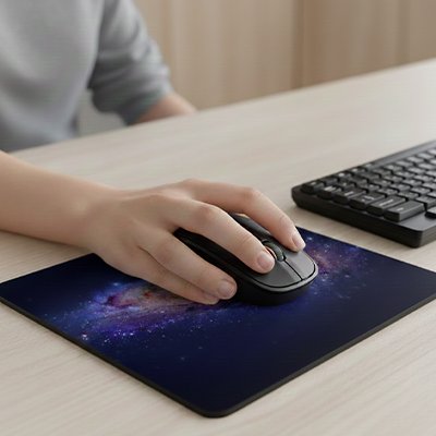 Tapis de souris galaxie