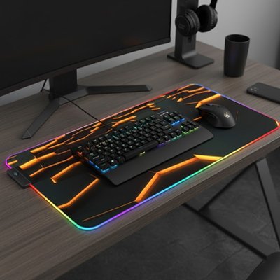 Tapis de souris gamer avec clavier souris