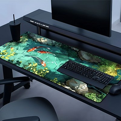 Tapis de souris gamer carpe chinoise