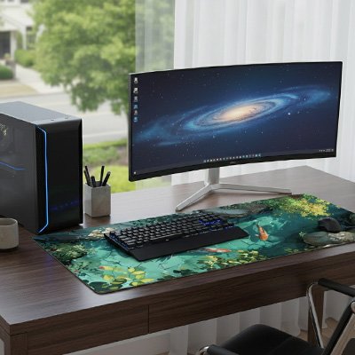 Tapis de souris gamer  polymères de bureau