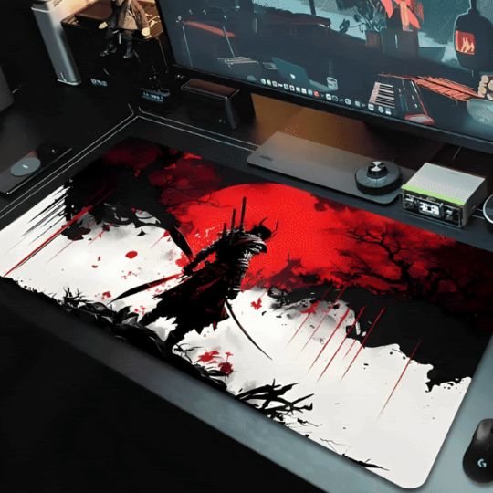 Tapis de souris gamer  samouraï 