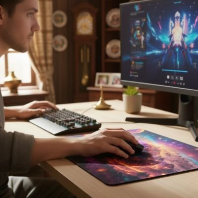 Tapis de souris jeu