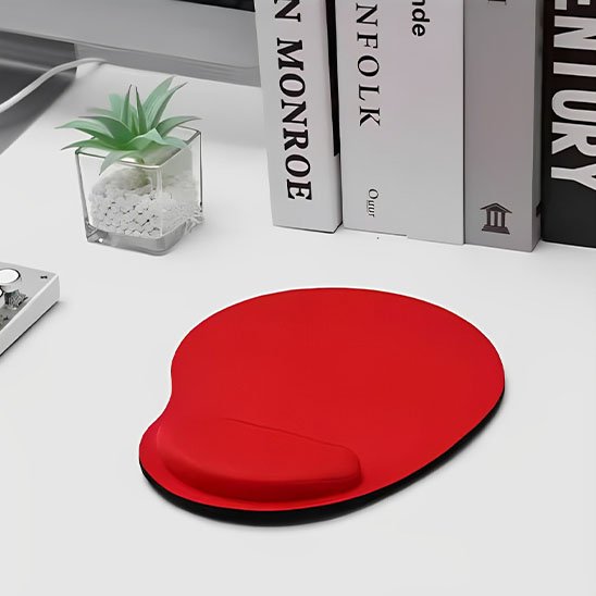 Tapis de souris rouge
