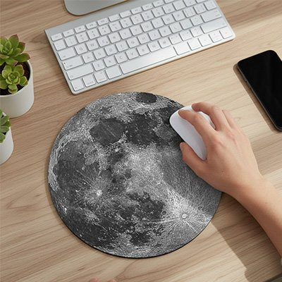 Tapis de souris souris lune