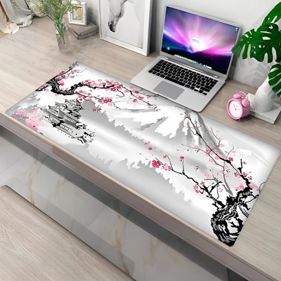 Tapis de souris temple asiatique
